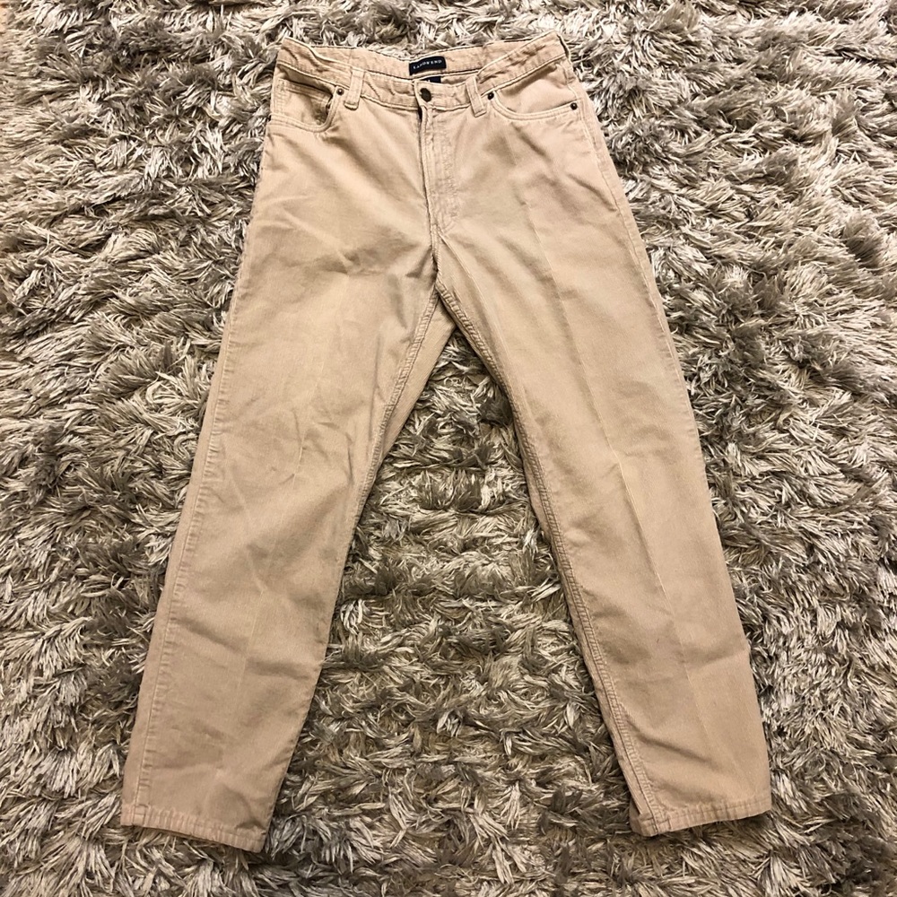 Land’s End Tan Corduroy Pants